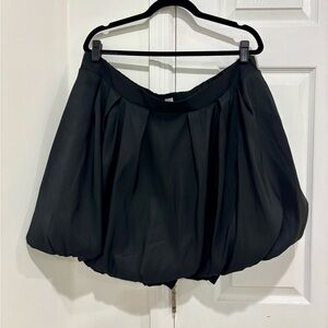 A New Day Black Bubble Skirt - 1X